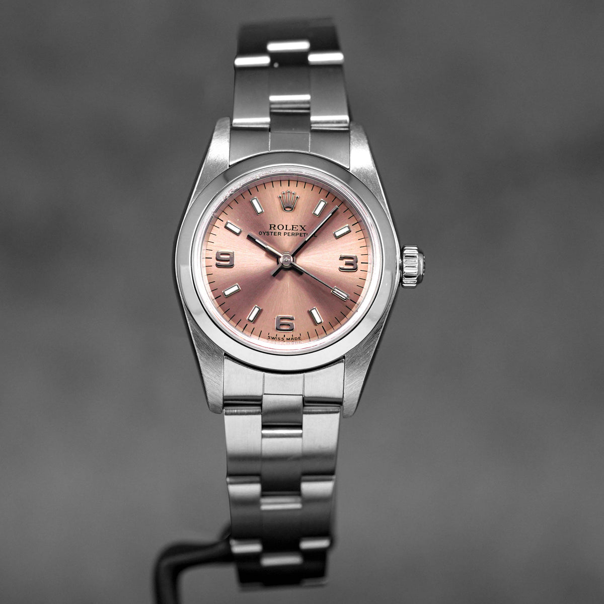OYSTER PERPETUAL 24MM LADY SALMON DIAL (WATCH ONLY)