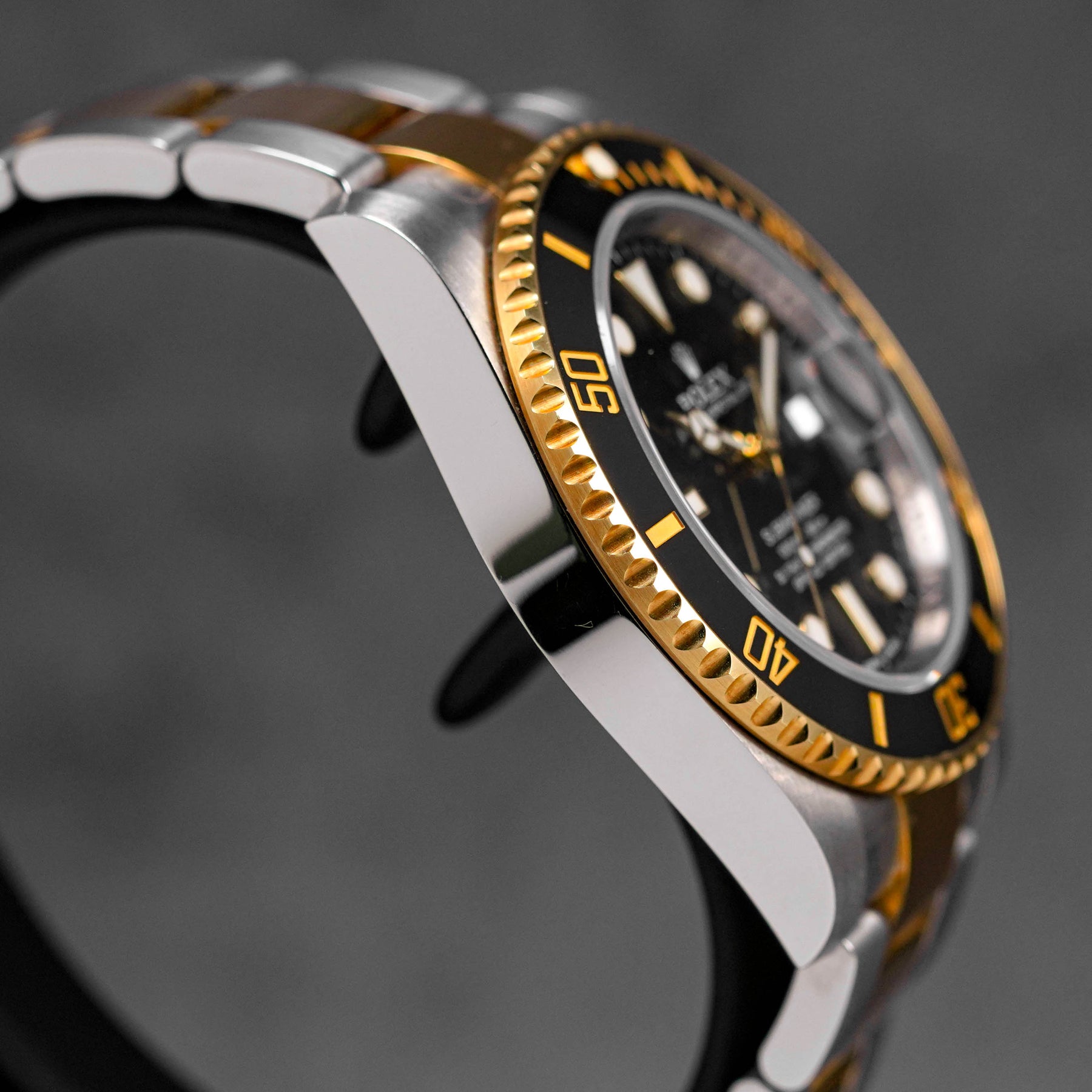 SUBMARINER DATE 40MM TWOTONE YELLOWGOLD BLACK DIAL (2014)