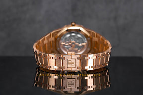 Royal Oak 15202 Rosegold Blue