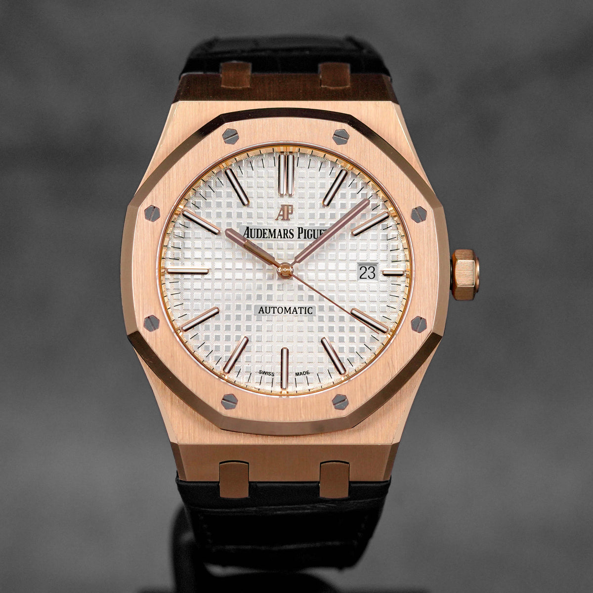 Royal Oak 15400 Rosegold Silver