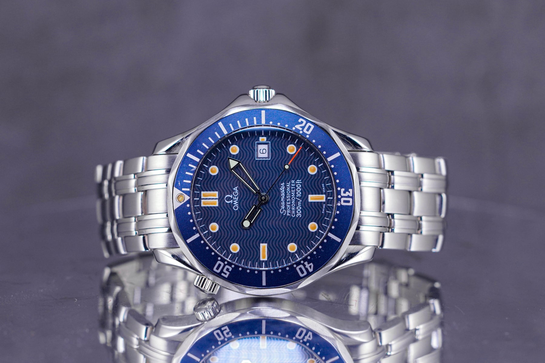 SEAMASTER DIVER 300M BLUE DIAL 'JAMES BOND' (WATCH ONLY)