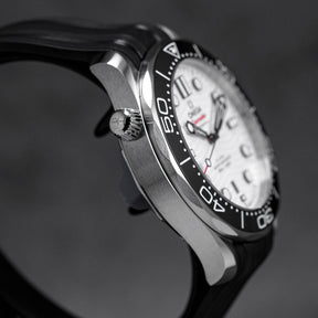 SEAMASTER DIVER 300 WHITE DIAL RUBBER STRAP (2023)