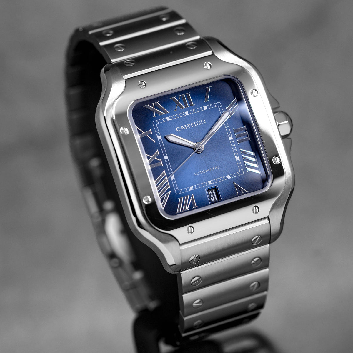 Harga Santos De Cartier L Blue Terbaru