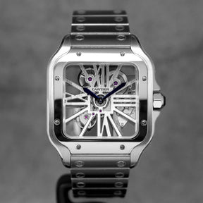 Harga Santos De Cartier L Skeleton