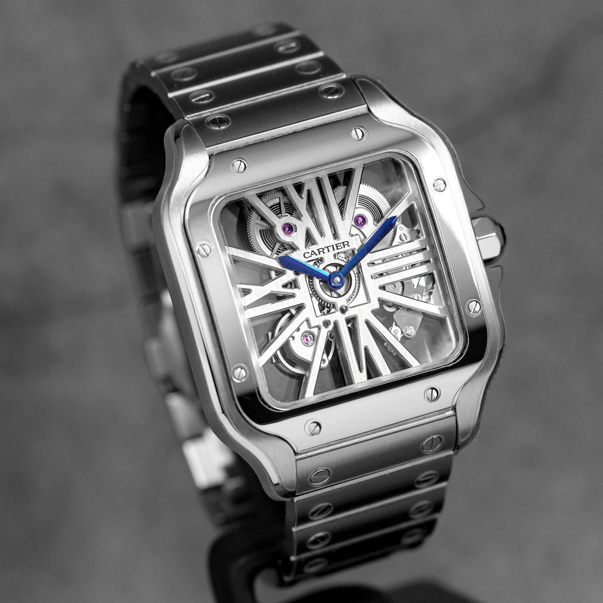 Harga Santos De Cartier L Skeleton