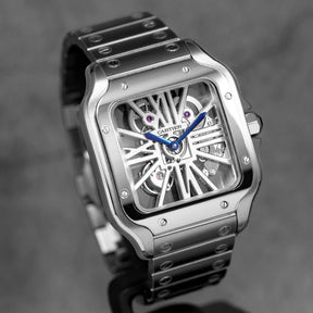 Harga Santos De Cartier L Skeleton