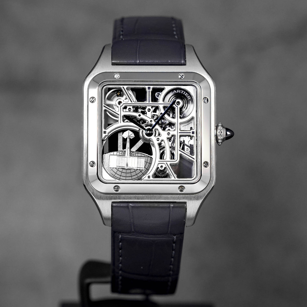 CARTIER SANTOS DUMONT L MICRO ROTOR SKELETON DIAL (2024) - OMNILUXE