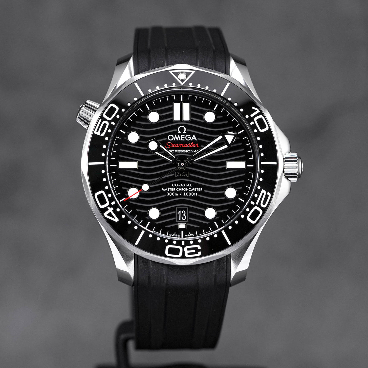Seamaster Diver 300 Black Rubber