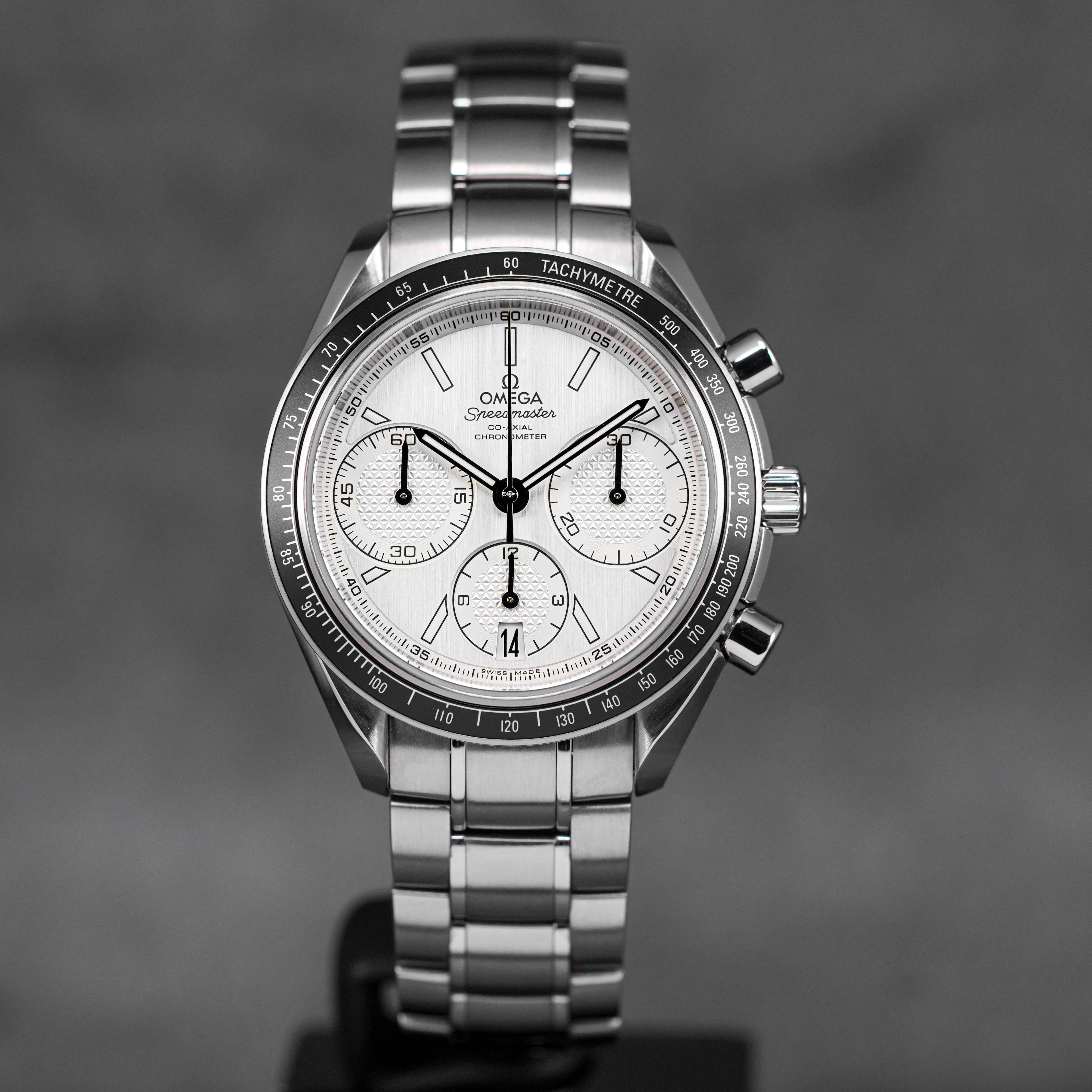 OMEGA SPEEDMASTER RACING CHRONOGRAPH SILVER DIAL (2017) - OMNILUXE