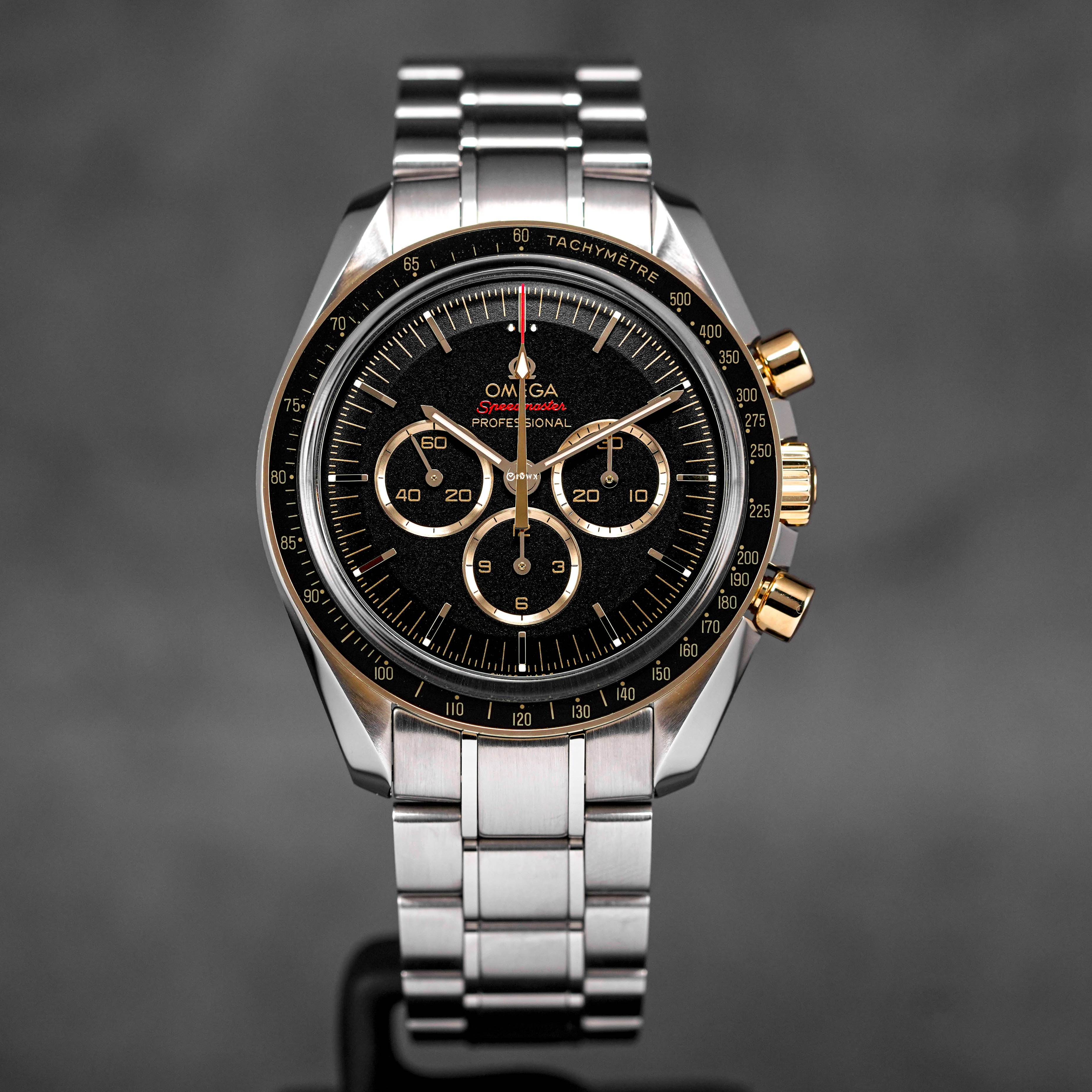 OMEGA SPEEDMASTER 'TOKYO 2020' TWOTONE YELLOWGOLD BLACK DIAL LIMITED ...