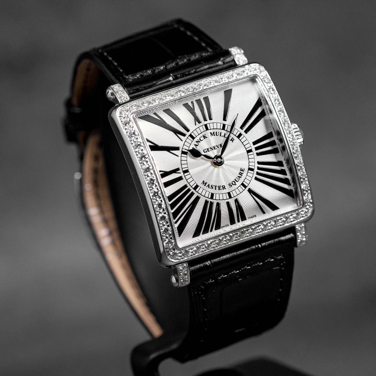Square Silver Black