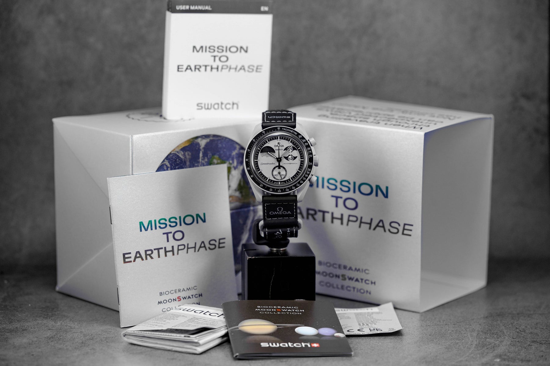 Harga Swatch X Omega Moonswatch Earthphase