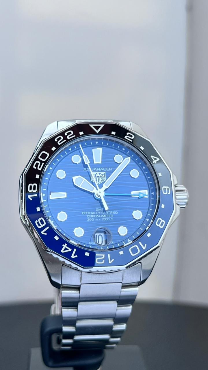 AQUARACER 300 GMT BLUE SUNRAY DIAL (2024)