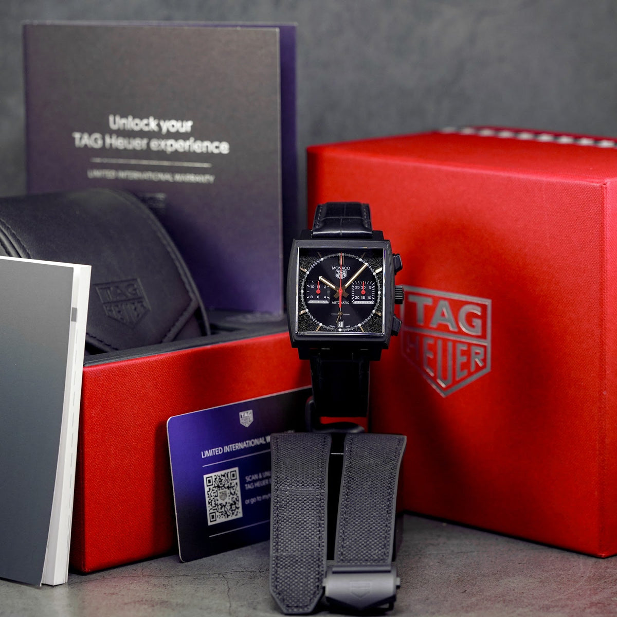 MONACO CHRONOGRAPH 'DARK LORD' TITANIUM BLACK DLC (2023)