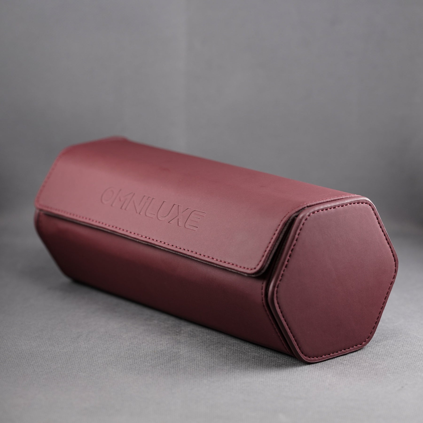 WATCH TRIPLE POUCH MAROON 'OMNILUXE' EDITION