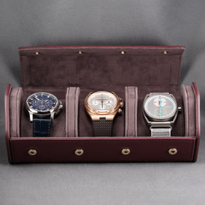 WATCH TRIPLE POUCH MAROON 'OMNILUXE' EDITION