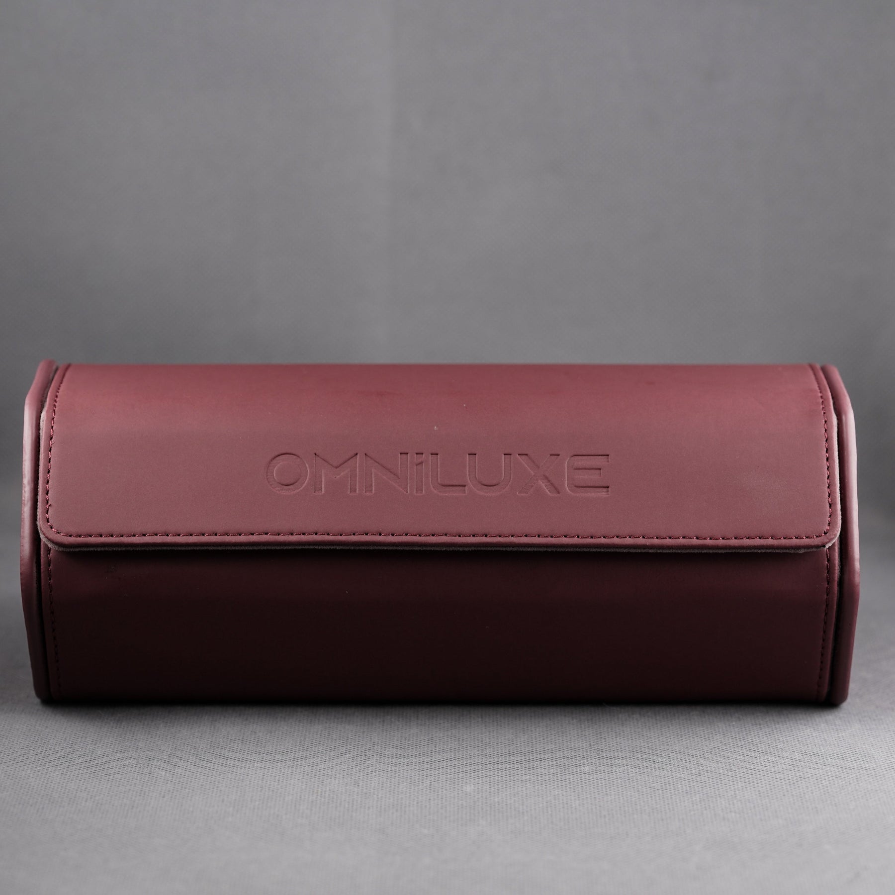 WATCH TRIPLE POUCH MAROON 'OMNILUXE' EDITION
