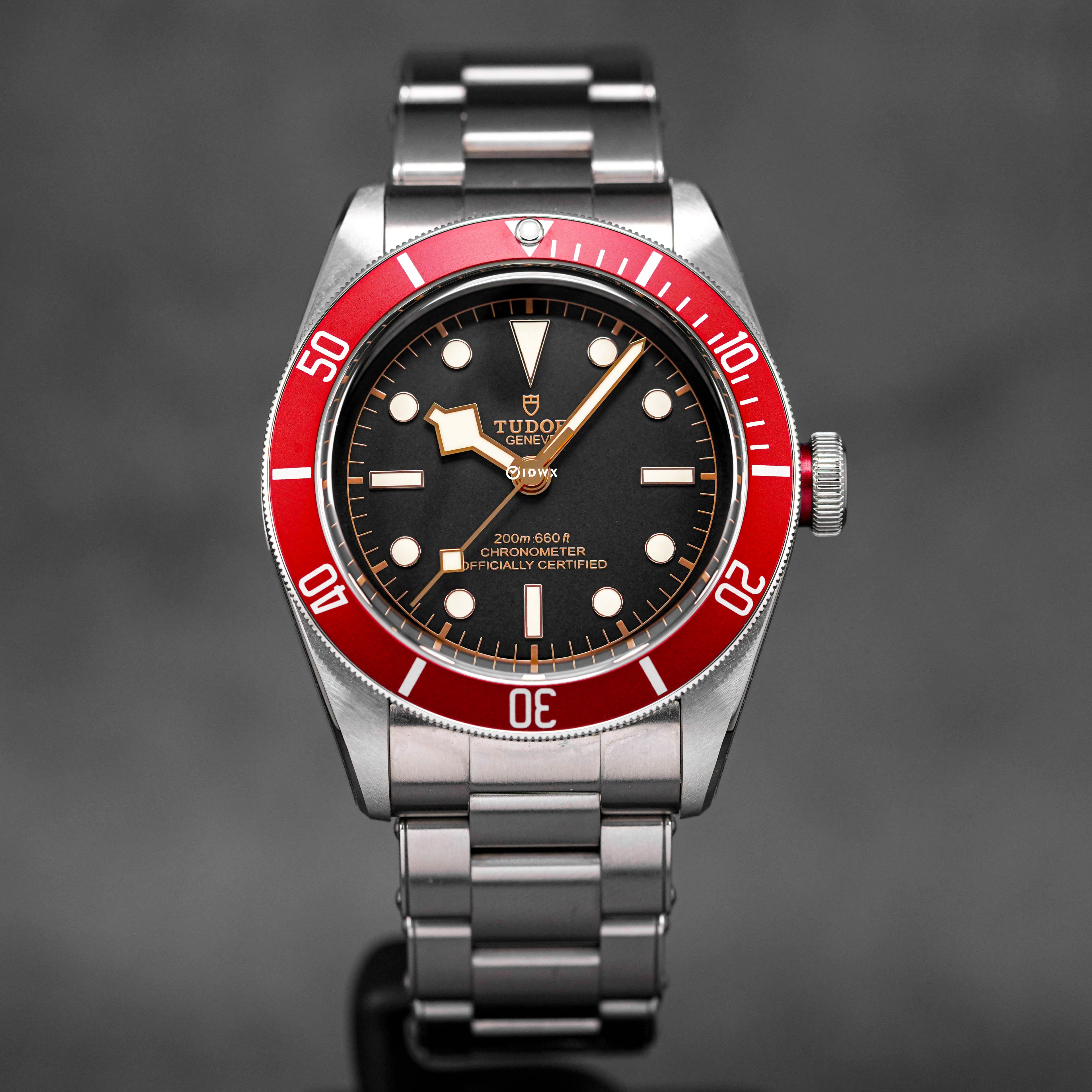 Tudor black discount bay 41 red