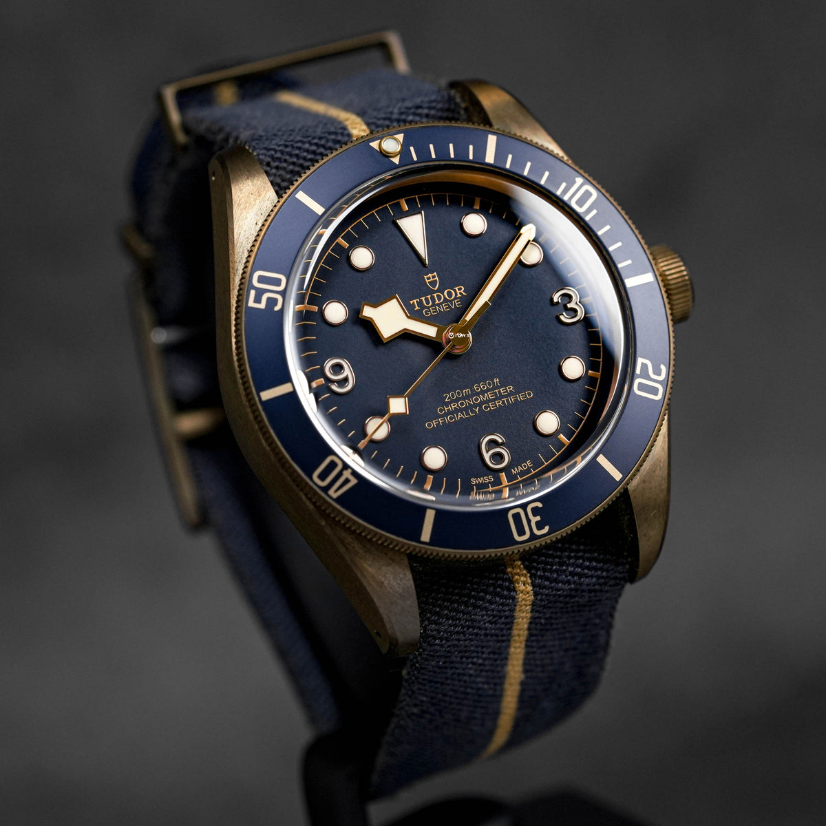 BLACK BAY BRONZE 'BUCHERER BLUE EDITION' NATO STRAP (2018)
