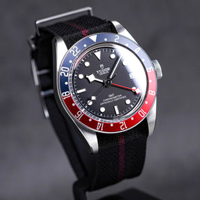 TUDOR BLACK BAY 41 GMT 'PEPSI' BLACK DIAL NATO STRAP (2019) OMNILUXE