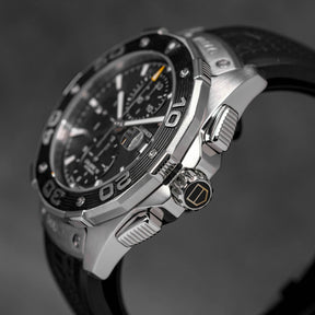 AQUARACER 500M CALIBRE 16 STEEL BLACK DIAL (2013)