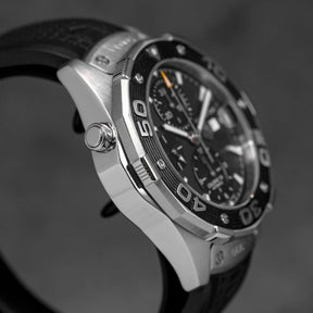 AQUARACER 500M CALIBRE 16 STEEL BLACK DIAL (2013)
