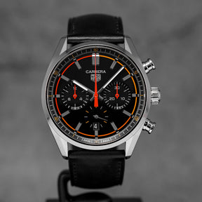 Harga Tag Heuer Carrera Chrono Black Orange
