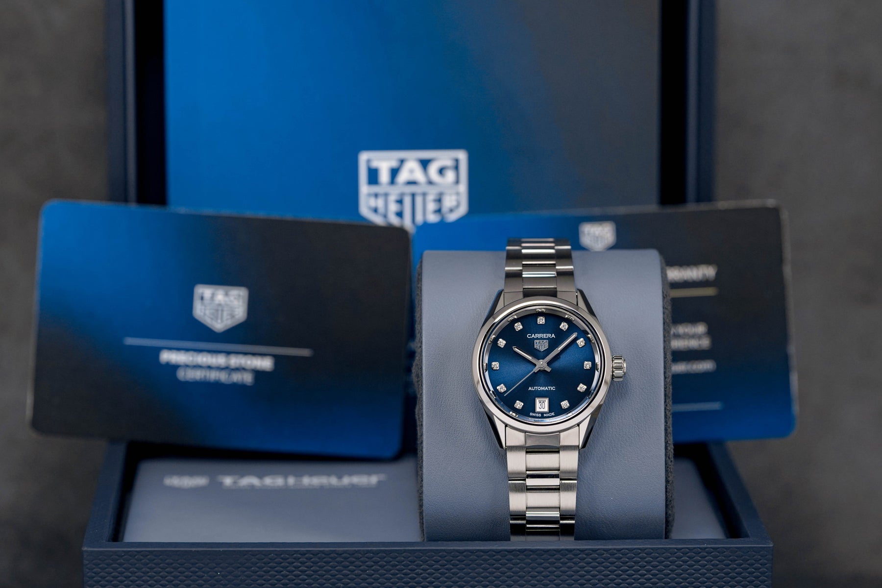 Harga Tag Heuer Date Blue Diamond