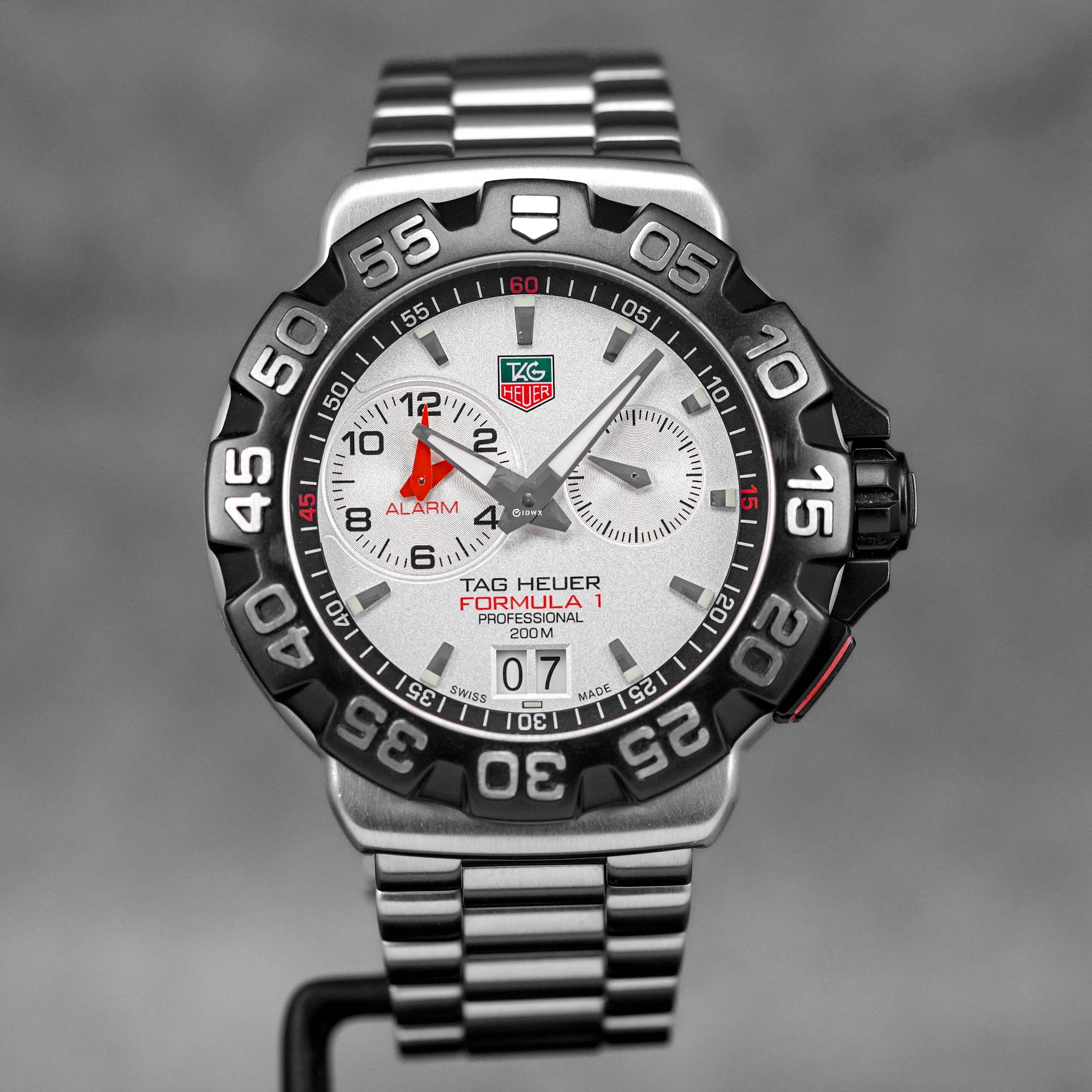 TAG HEUER FORMULA ALARM WHITE DIAL (2019) OMNILUXE