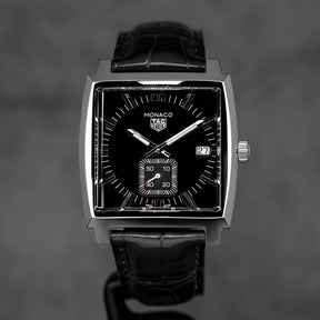 MONACO SMALL SECONDS BLACK DIAL (2019)