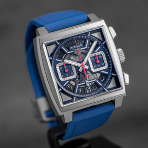 MONACO CHRONOGRAPH TITANIUM SKELETON BLUE DIAL (2024)