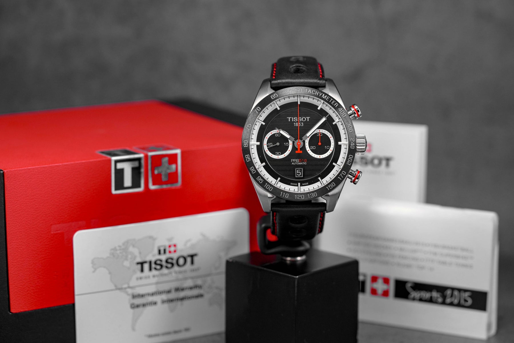 Harga Tissot PRS 516 Black Red