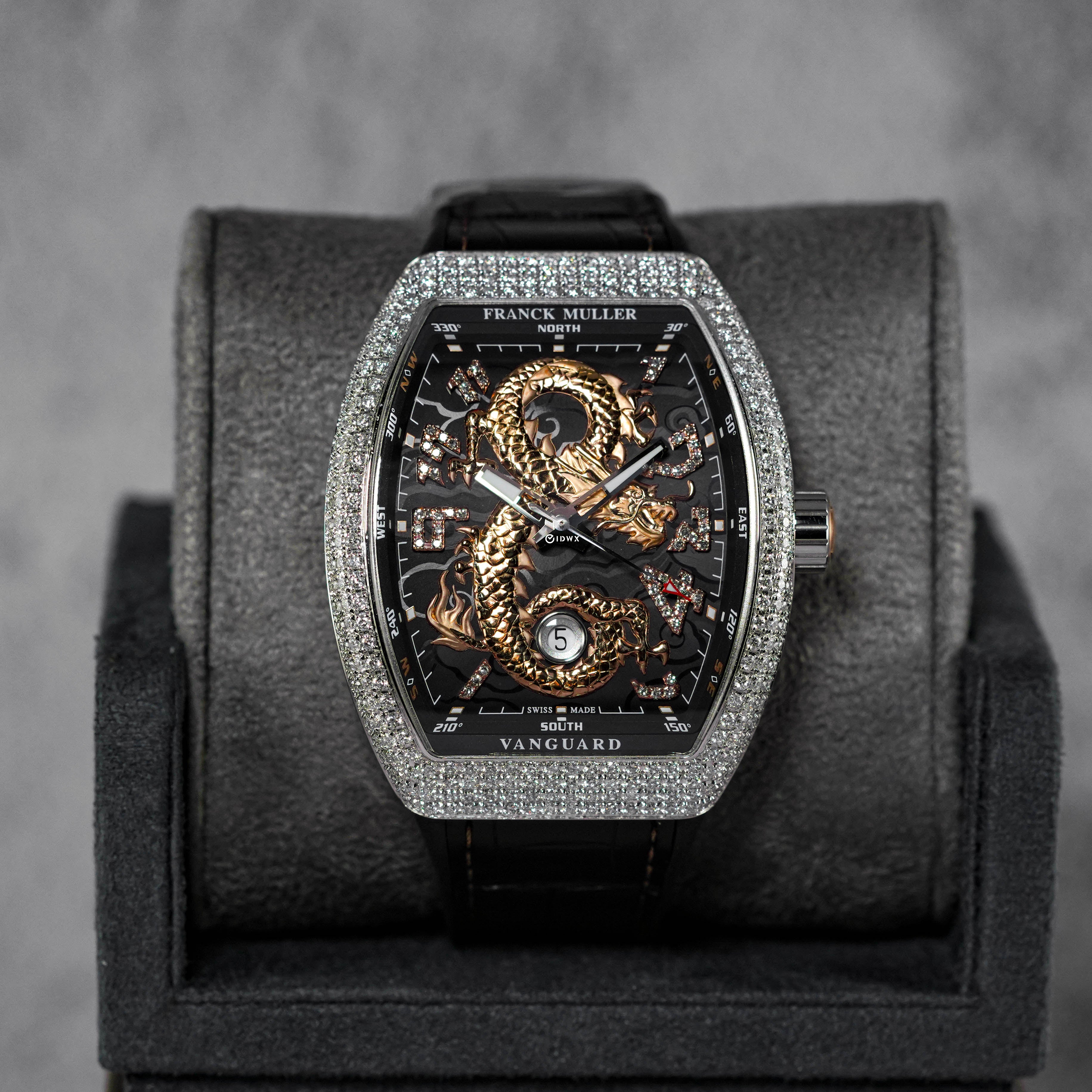 FRANCK MULLER VANGUARD V45 GOLD DRAGON DIAMOND LIMITED EDITION