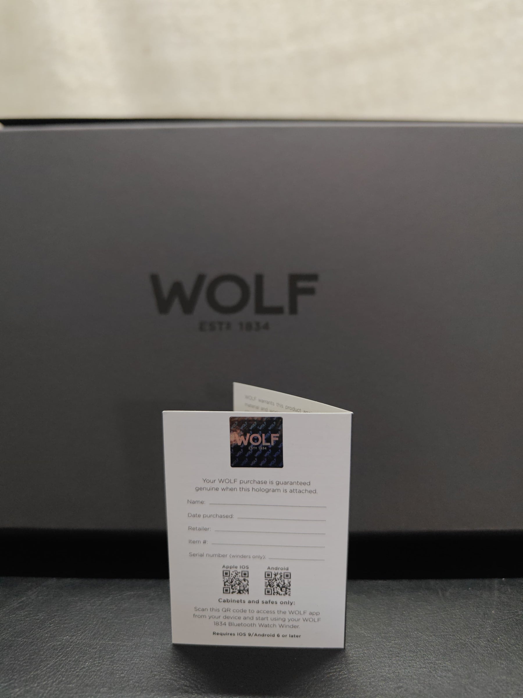 WOLF AXIS TRIPLE WATCH WINDER WITH STORAGE