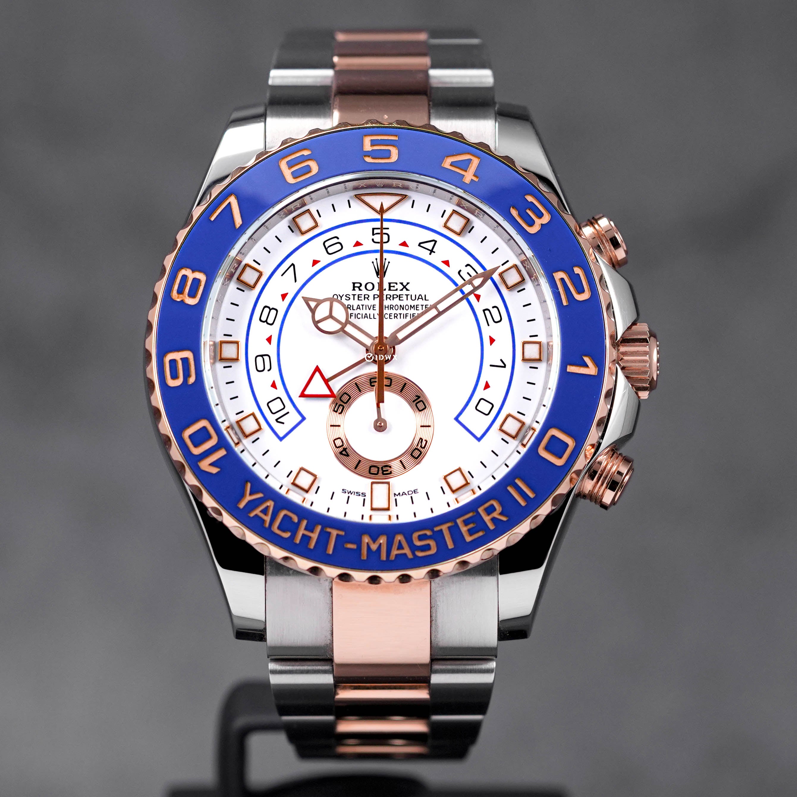 Rolex yachtmaster 2 clearance two tone rose gold