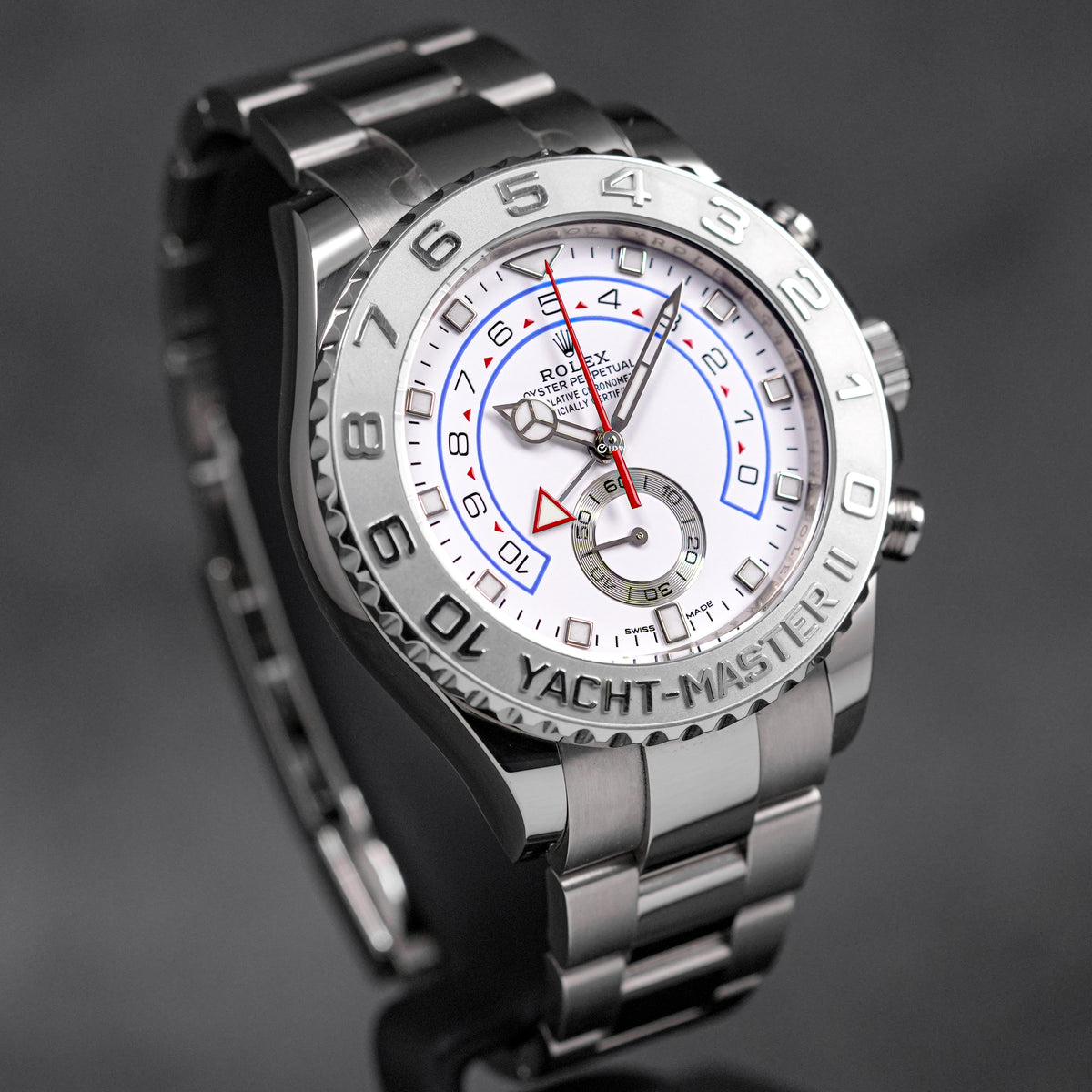 YACHT-MASTER II 44MM WHITEGOLD PLATINUM BEZEL (2021)