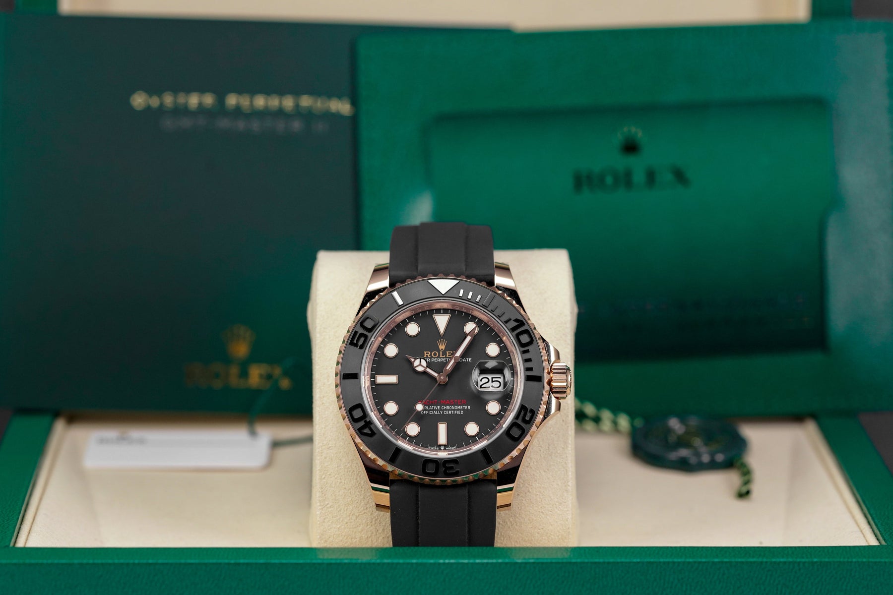 YACHT-MASTER 40MM OYSTERFLEX ROSEGOLD (2025)