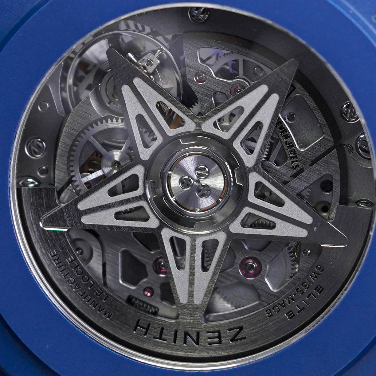 DEFY CLASSIC 41MM BLUE CERAMIC SKELETON DIAL (2019)