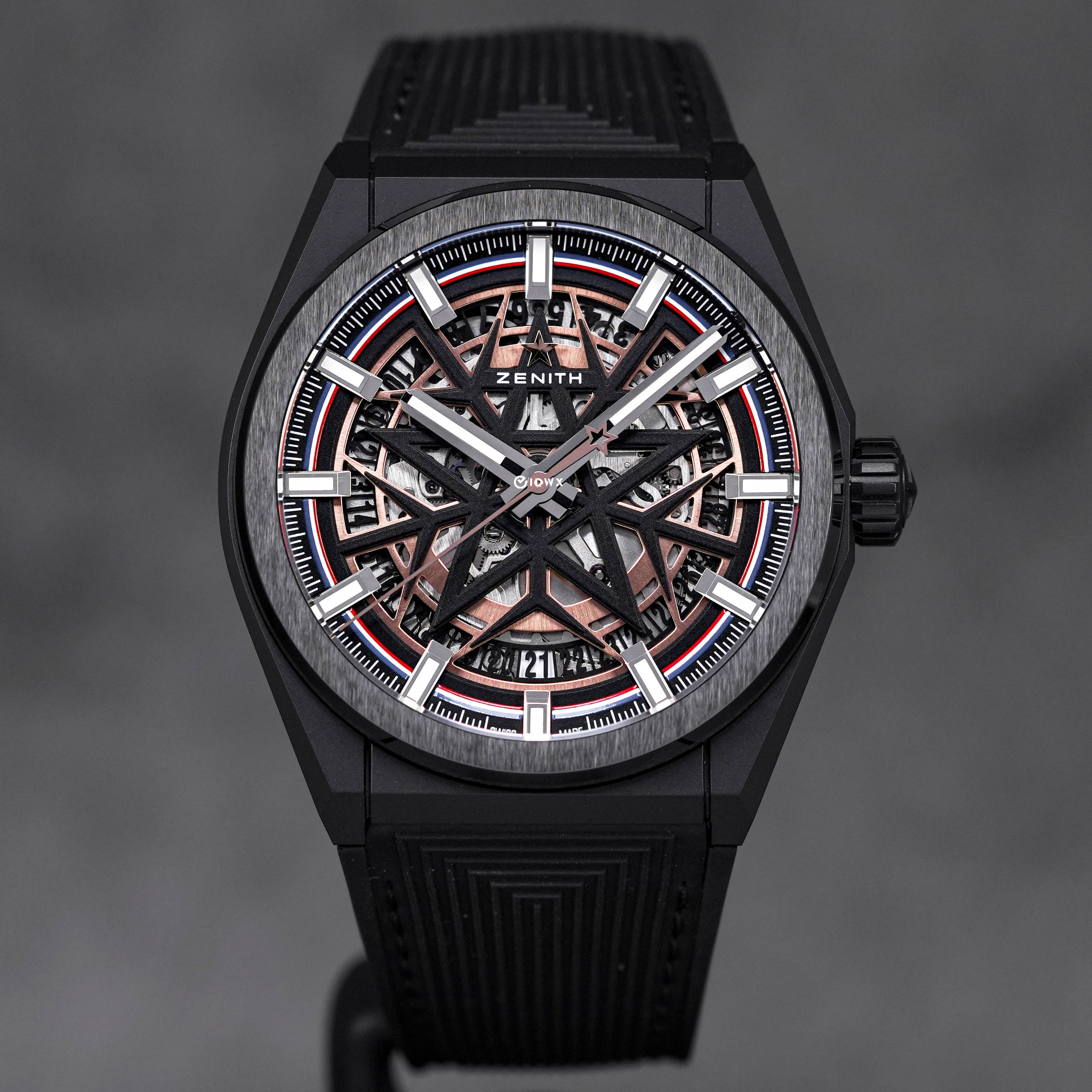 ZENITH DEFY CLASSIC 41MM 'FUSALP' CERAMIC SKELETON BLACK LIMITED