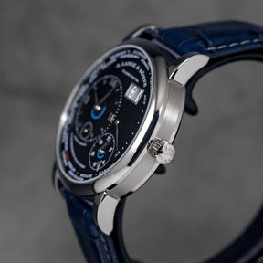 LANGE 1 TIME ZONE WHITEGOLD BLACK DIAL (2025)