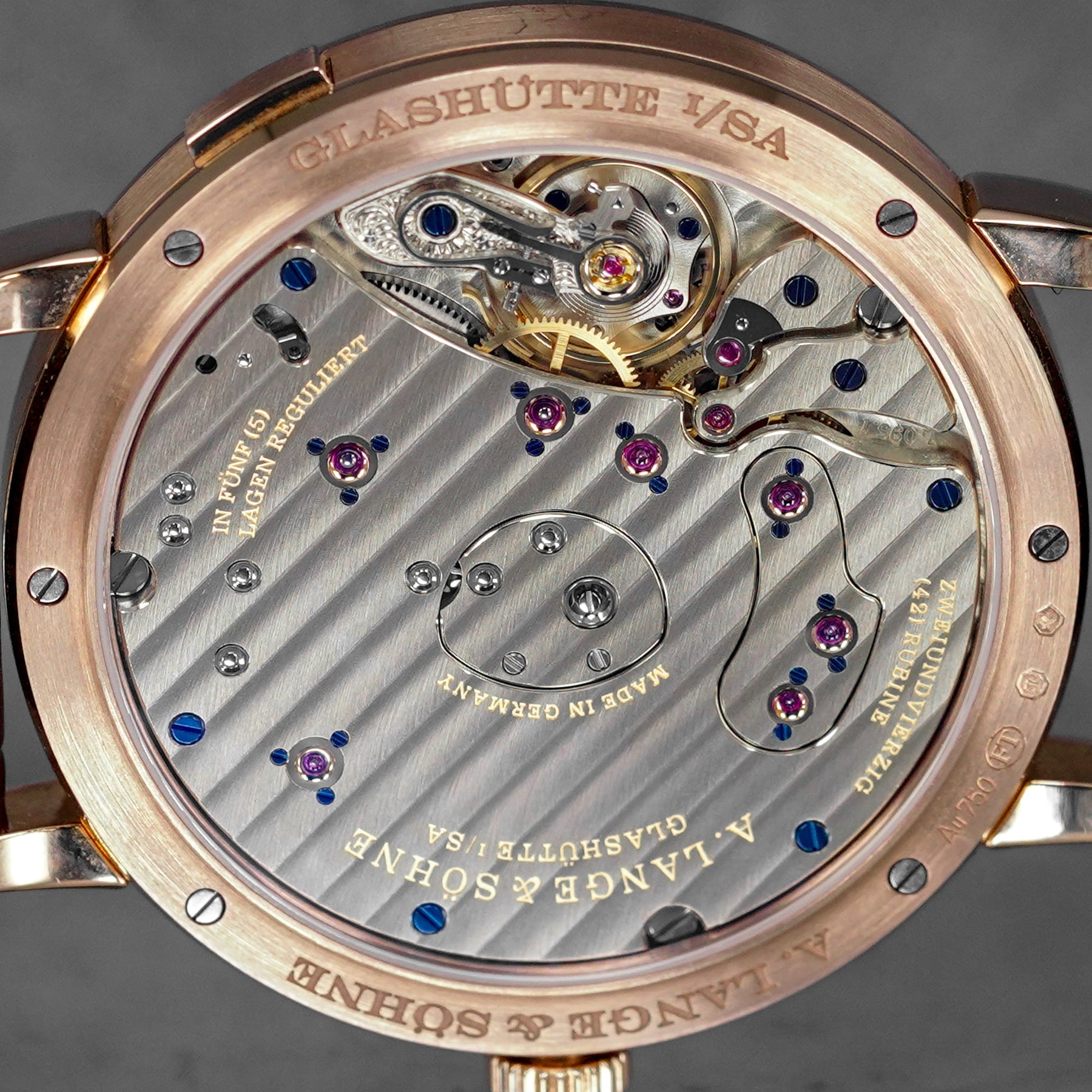 GRAND LANGE 1 ROSEGOLD GREY DIAL (2025)
