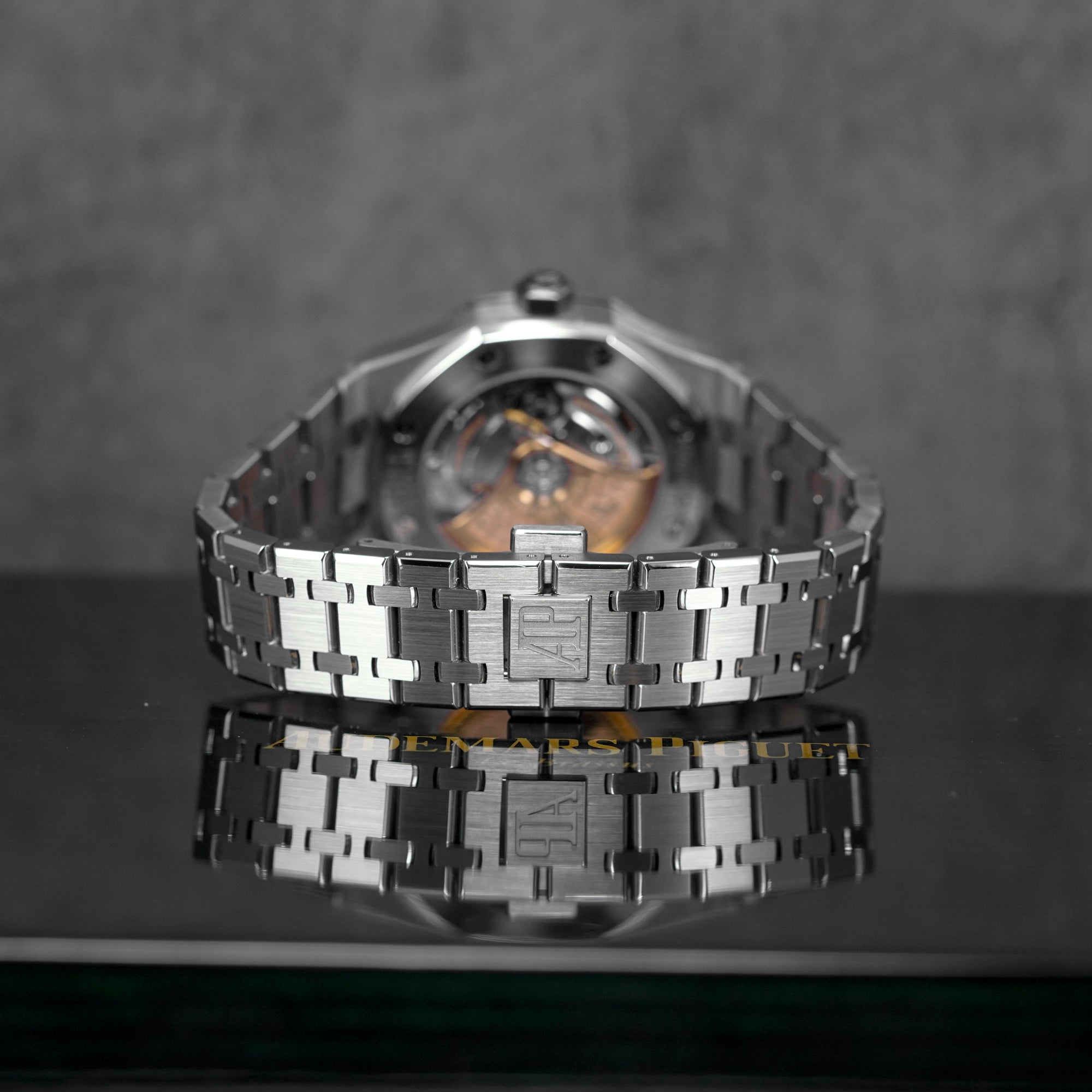 ROYAL OAK 37MM 15451 GREY DIAL DIAMOND BEZEL (2017)