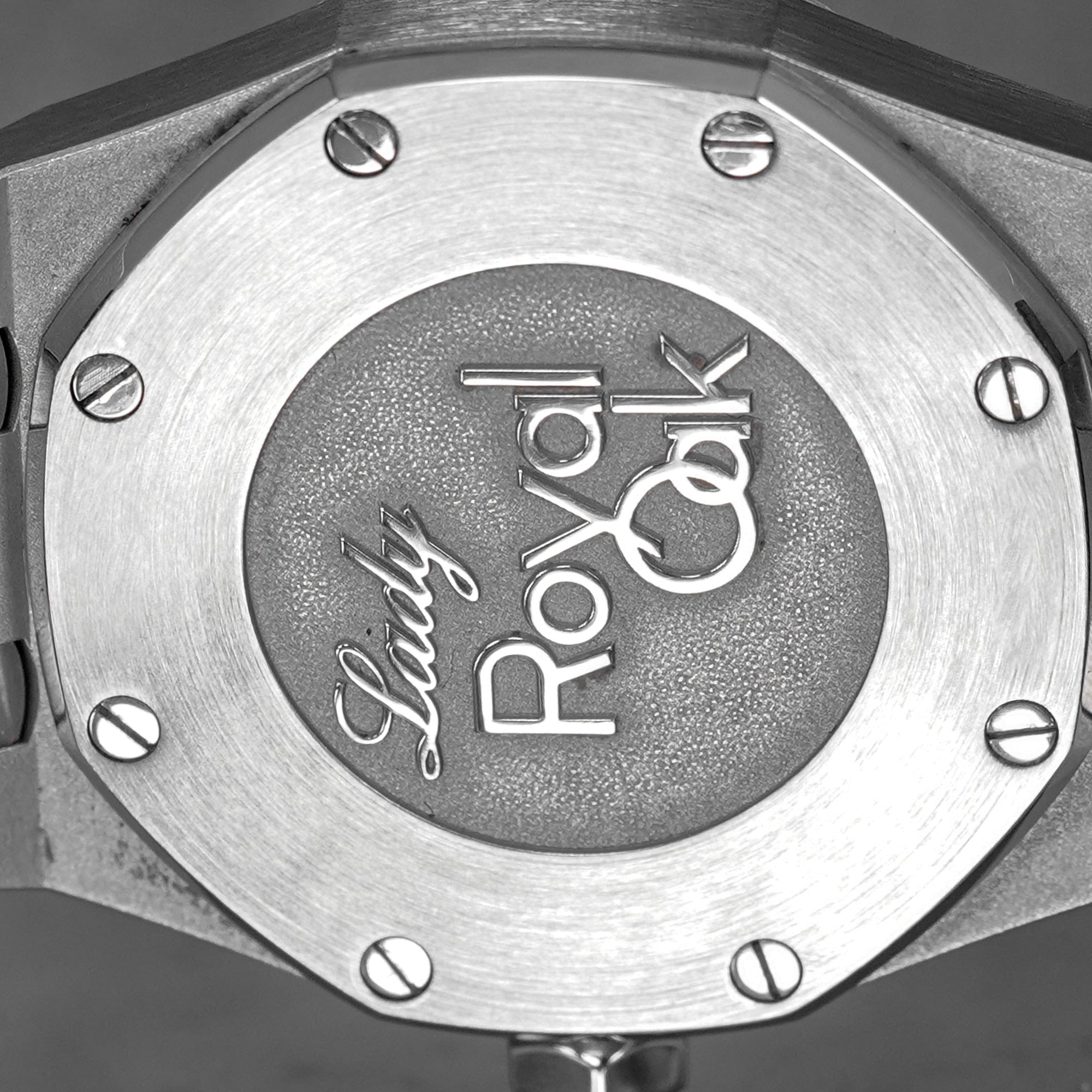 ROYAL OAK LADY 33MM BLACK DIAL DIAMOND BEZEL (2012)