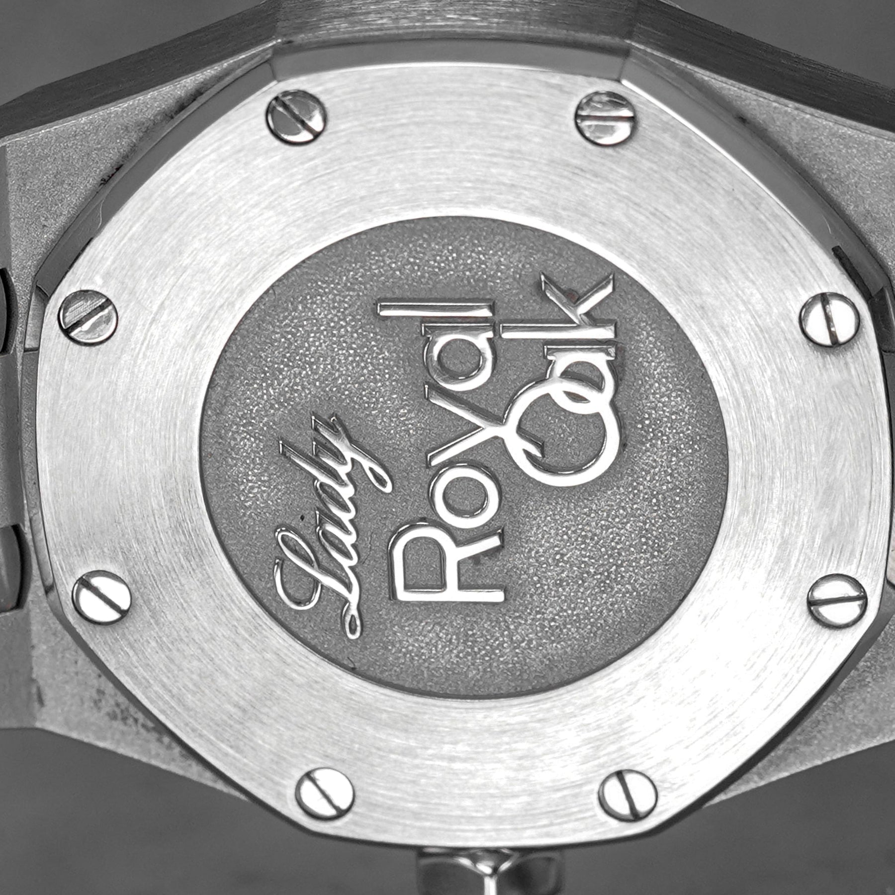 ROYAL OAK LADY 33MM BLACK DIAL DIAMOND BEZEL (2012)