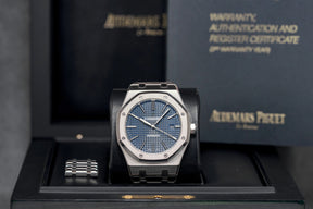 harga audemars piguet royal oak 15400 blue