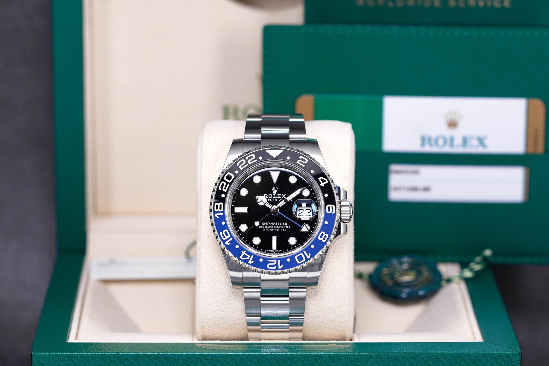 ROLEX GMT MASTER-II 'BATMAN' (2018) OMNILUXE - Main Image