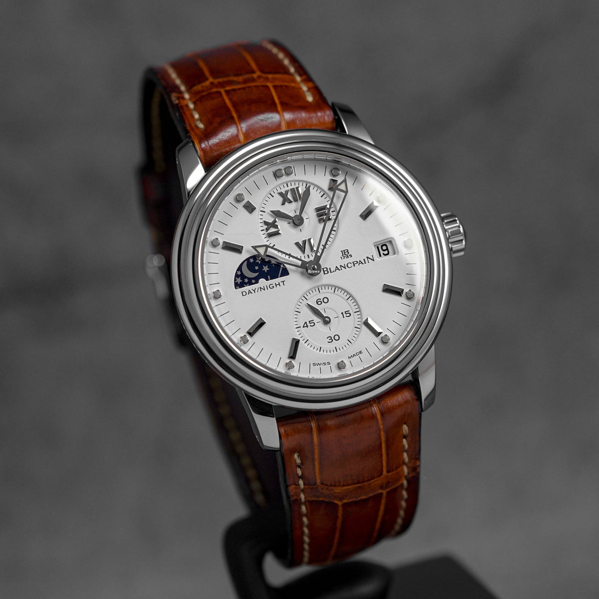 LEMAN DUAL TIME WHITE DIAL (WATCH ONLY)
