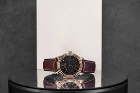 LEMAN TRIPLE CALENDAR MOONPHASE ROSEGOLD BLACK DIAL LIMITED EDITION (1999)