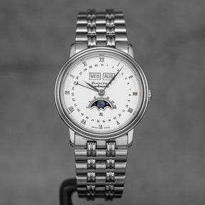 VILLERET COMPLETE CALENDAR MOONPHASE WHITE DIAL (2021)