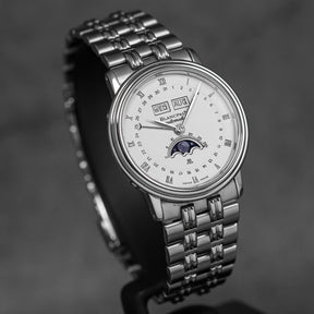 VILLERET COMPLETE CALENDAR MOONPHASE WHITE DIAL (2021)